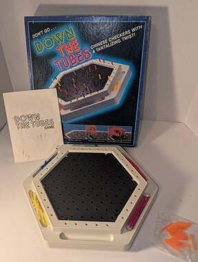 Vintage 1982 Don't Go Down the Tubes Board Game Whitman Complete
